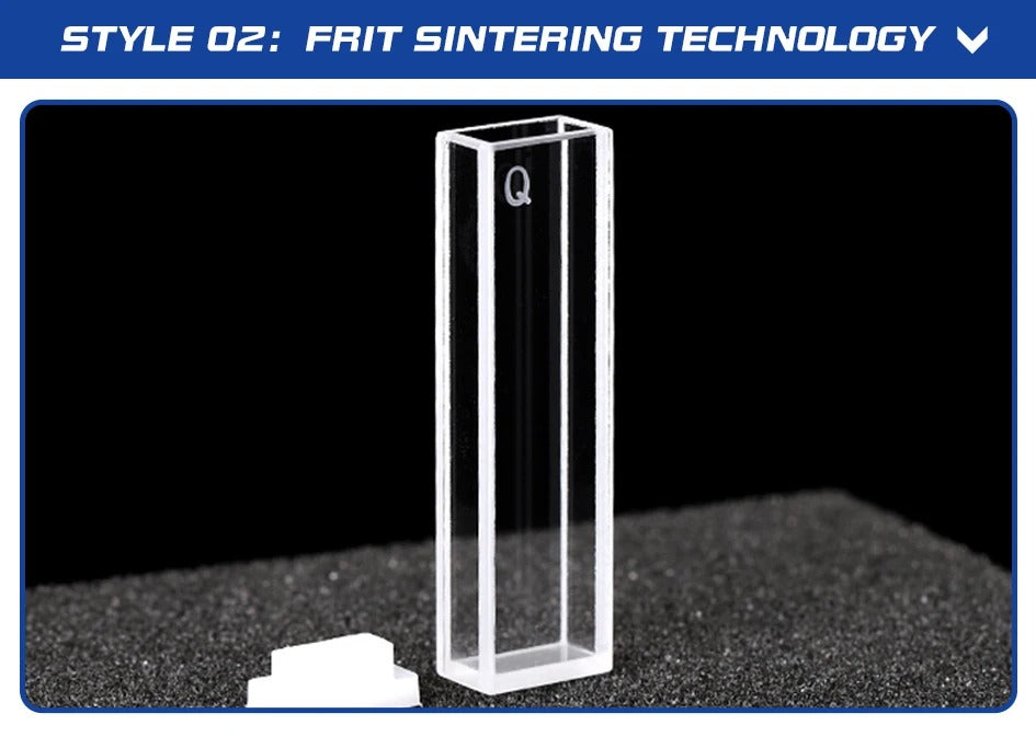 1.75ml Standard Quartz Cuvettes Fluorescence Cell with Lid 5mm | LABSHOPX