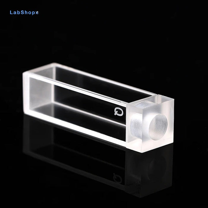 Standard Quartz Fluorescence Cuvette Cell with Stopper 10mm | LABSHOPX