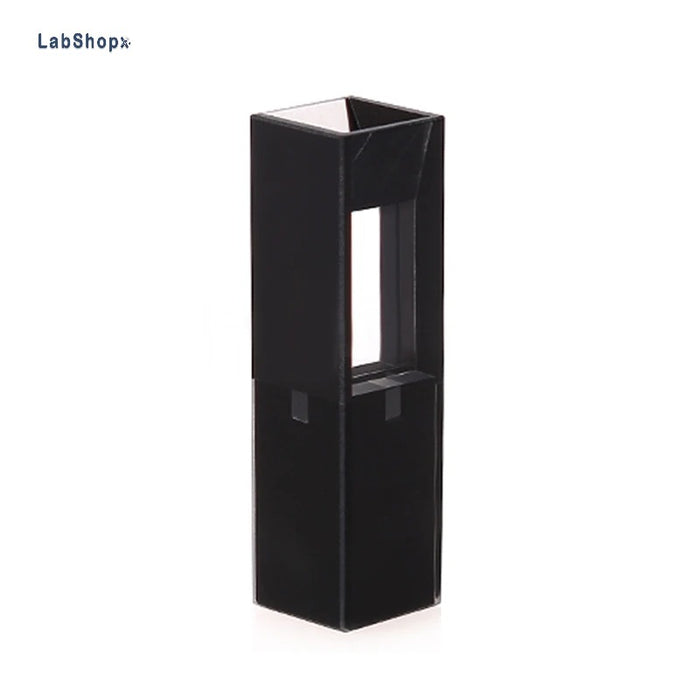 50ul Sub-Micro Fluorescence Quartz Cell with Black Walls LABSHOPX