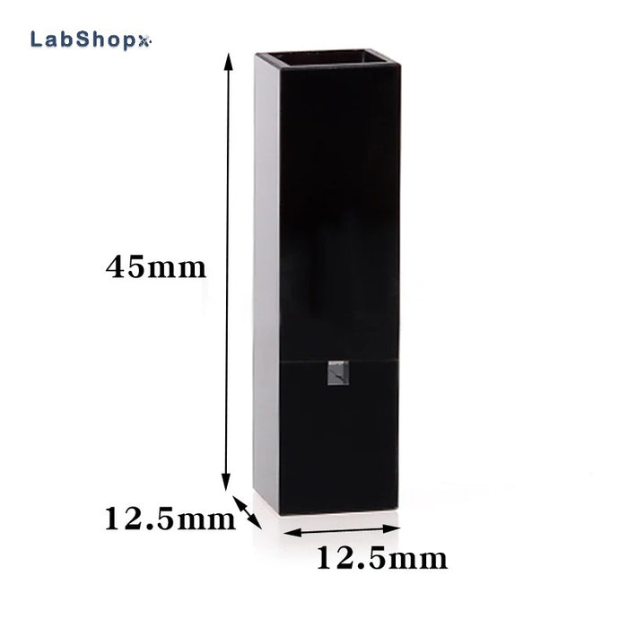 Sub-Micro Fluorescence Quartz Cell with Black Walls for Lab | LABSHOPX