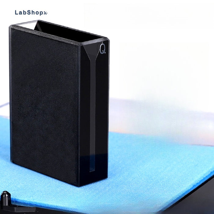 2100ul Sub-Micro Quartz Cell with Black Walls Two way Light| LABSHOPX