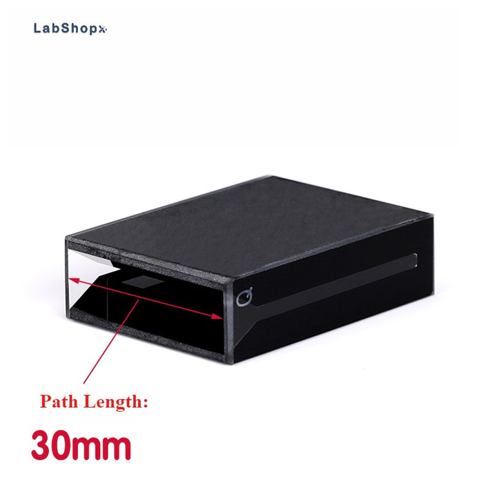 2100ul Sub-Micro Quartz Cell with Black Walls Two way Light| LABSHOPX
