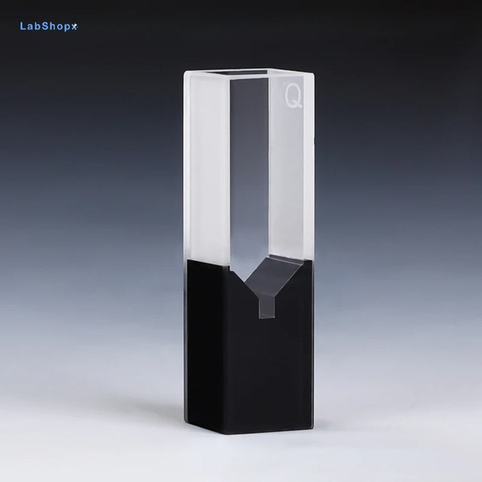 50ul Sub-Micro Quartz Cell with Black Walls and Lid for Lab | LABSHOPX