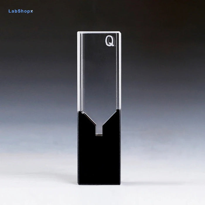50ul Sub-Micro Quartz Cell with Black Walls and Lid for Lab | LABSHOPX