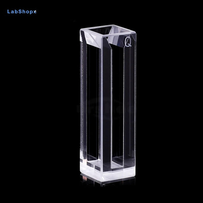 1400ul Sub-Micro Quartz Fluorescence Cuvette With Lid 10mm | LABSHOPX