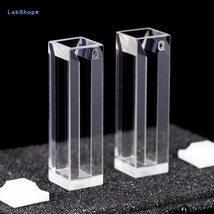 1400ul Sub-Micro Quartz Fluorescence Cuvette With Lid 10mm | LABSHOPX