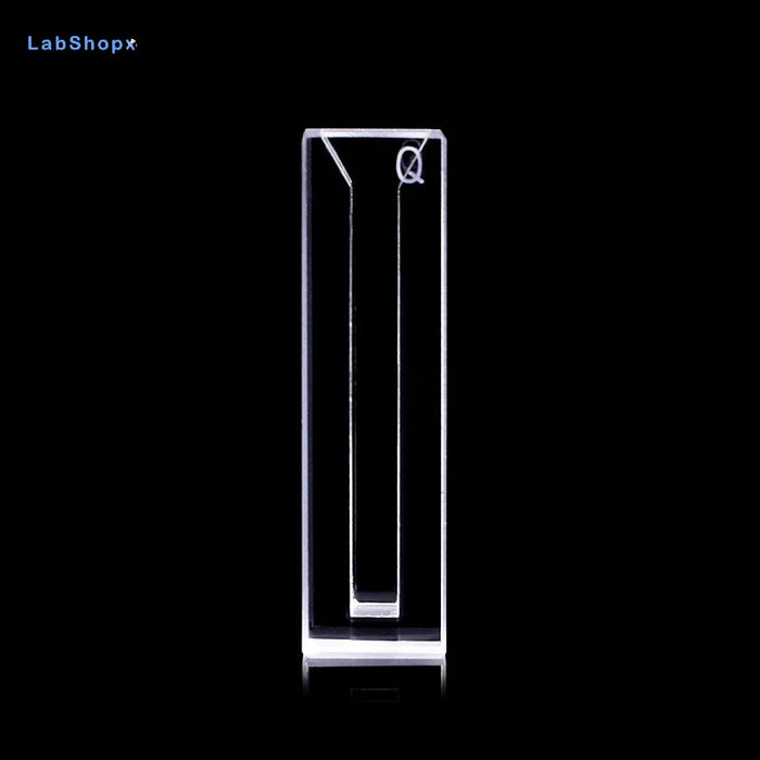 1400ul Sub-Micro Quartz Fluorescence Cuvette With Lid 10mm | LABSHOPX