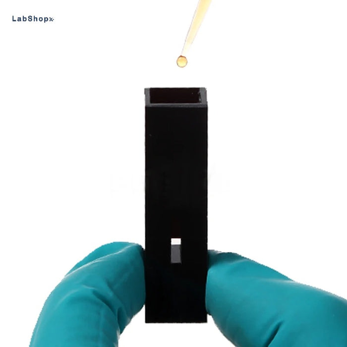 100ul Sub-Micro Quartz Fluorescence Cuvette with Lid 10mm Cells | LABSHOPX
