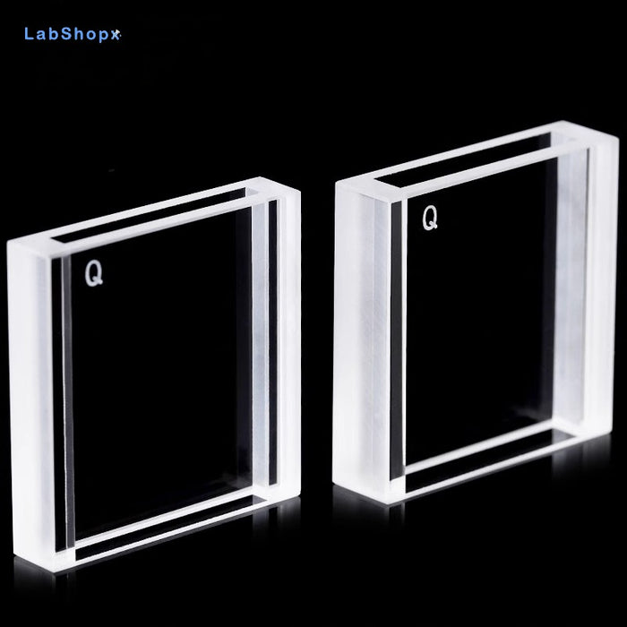 Quartz Cuvette Two Ends Open Flow Through Quartz Cells | Labshopx
