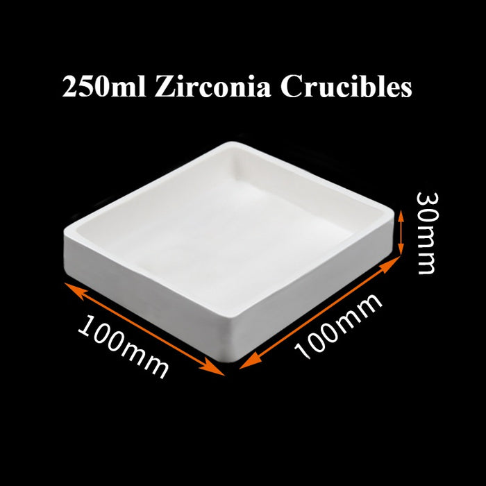 Zirconia Crucible High Temperature Resistant Crucible Square| Labshopx
