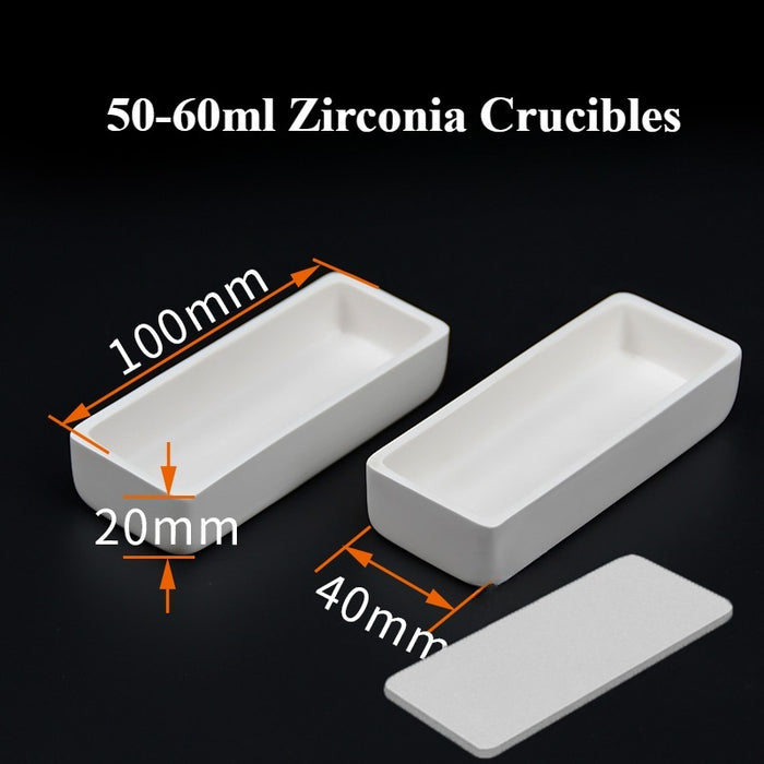 Zirconia Crucible High Temperature Resistant Crucible Square| Labshopx