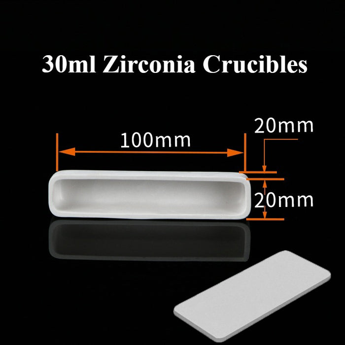 Zirconia Crucible High Temperature Resistant Crucible Square| Labshopx