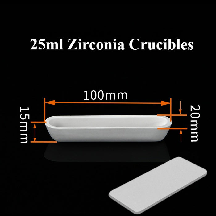 Zirconia Crucible High Temperature Resistant Crucible Square| Labshopx