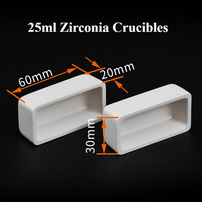 Zirconia Crucible High Temperature Resistant Crucible Square| Labshopx