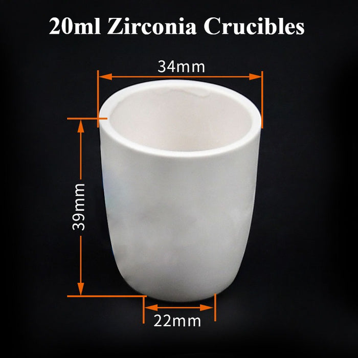Zirconia Crucibles High Temperature Zirconium Oxide Crucible | Labshopx