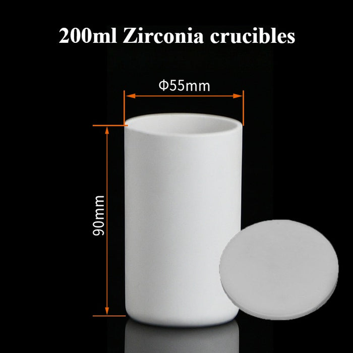 Zirconia Crucibles Zirconia Ceramic Crucible Cylinder | Labshopx