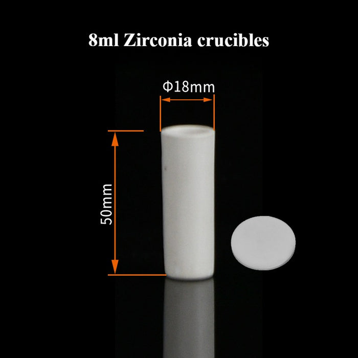 Zirconia Crucibles Zirconia Ceramic Crucible Cylinder | Labshopx