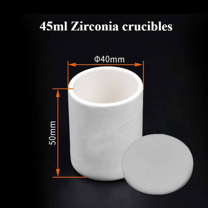 Zirconia Crucibles Zirconia Ceramic Crucible Cylinder | Labshopx