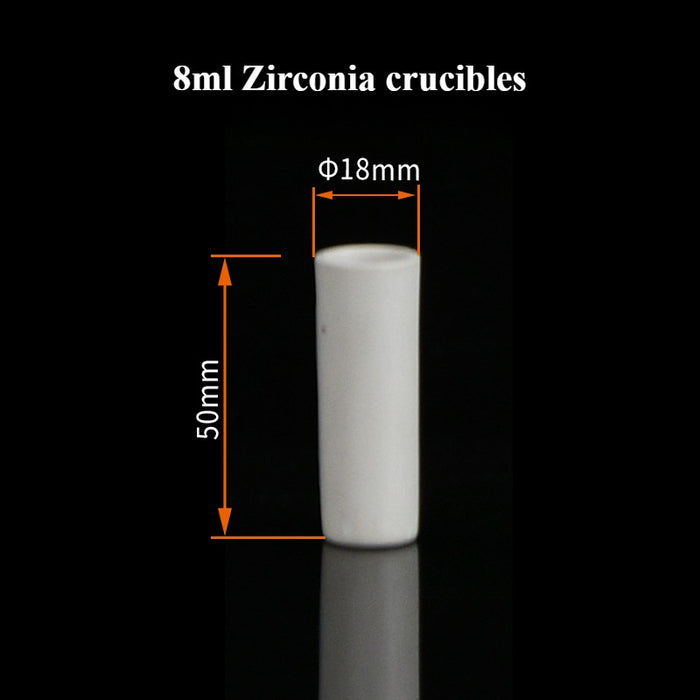 Zirconia Crucibles Zirconia Ceramic Crucible Cylinder | Labshopx