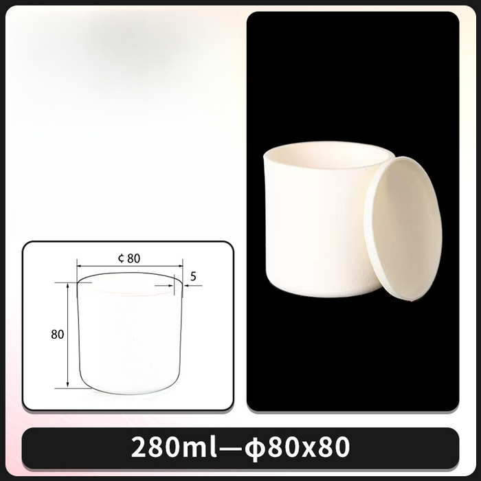 99% Al2o3 Crucibles Furnace Aluminum Crucible with Lid | LABSHOPX