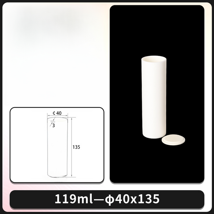 High Purity 99% Ceramic Alumina Crucibles Furnace Cylinder | LABSHOPX