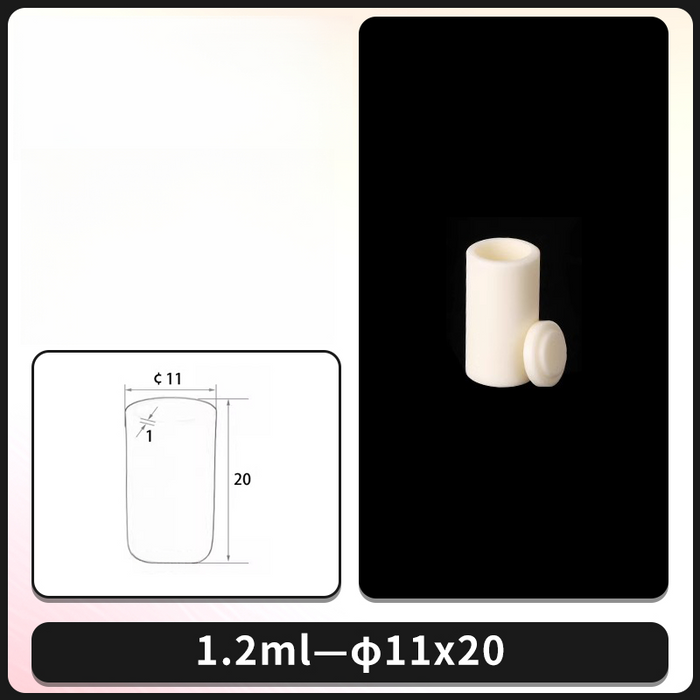 High Purity 99% Ceramic Alumina Crucibles Furnace Cylinder | LABSHOPX